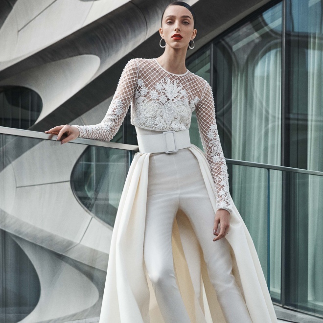 bridal pantsuits