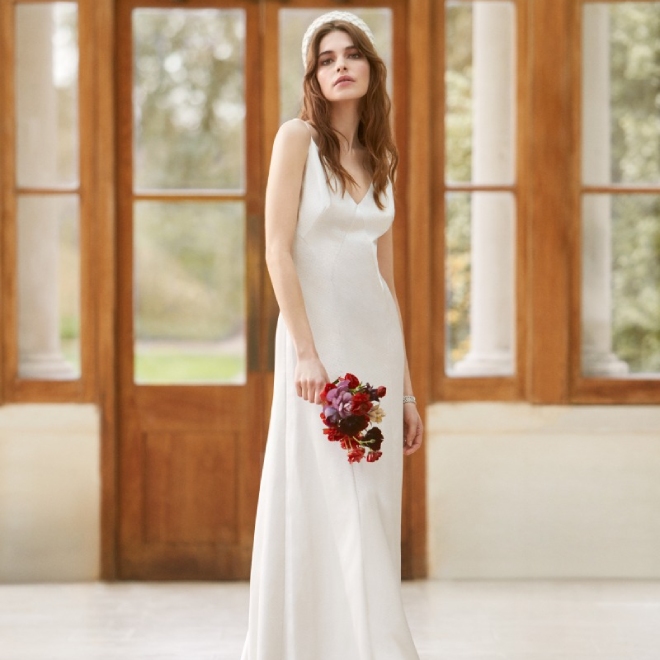 slip wedding dresses