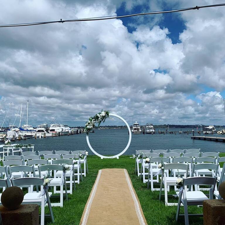 yacht club wedding perth