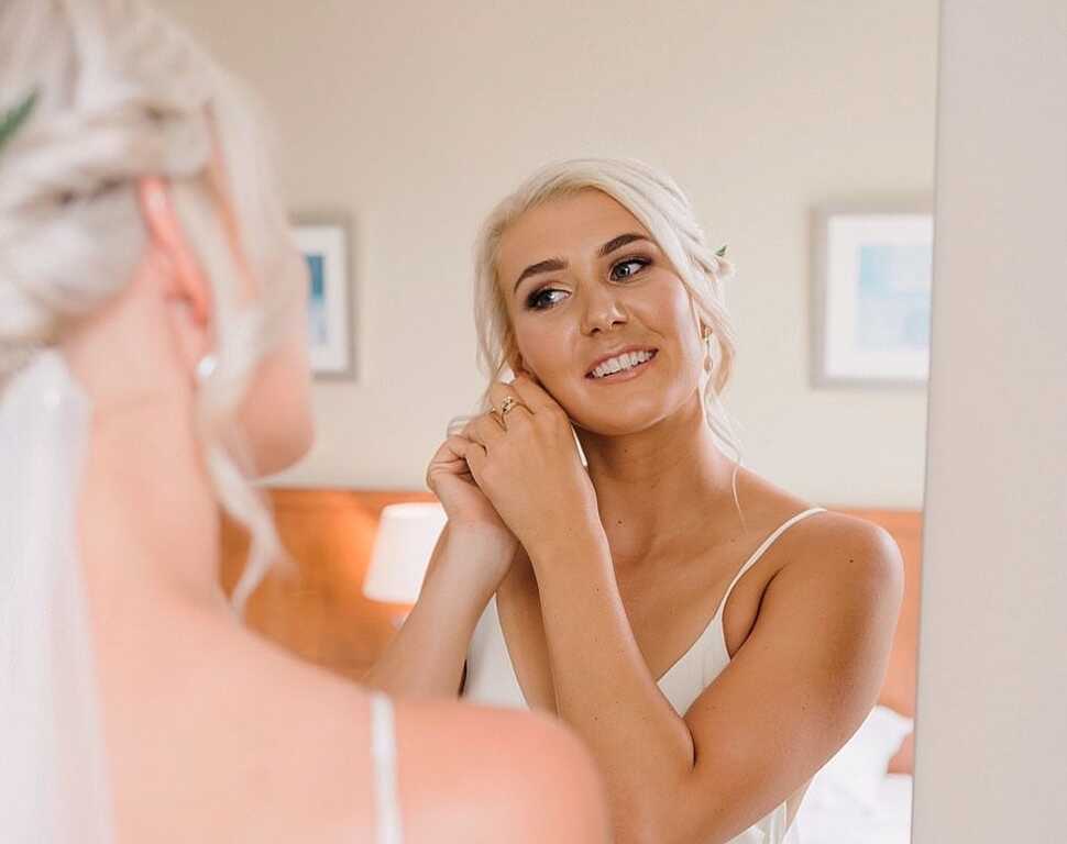 White Hair and Makeup