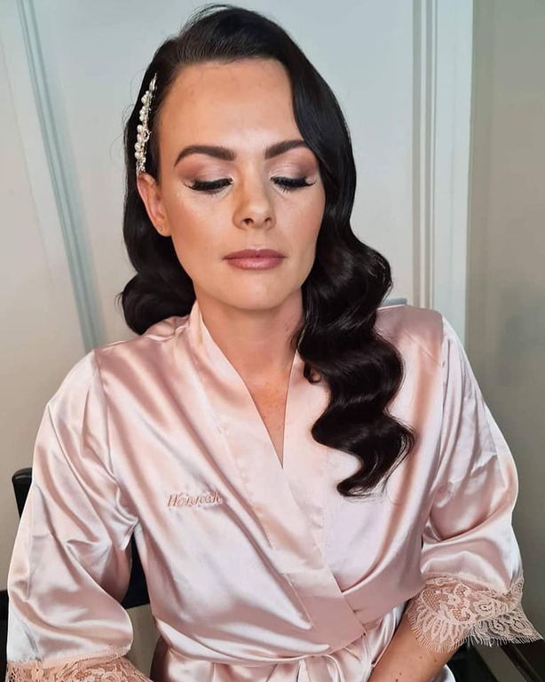 White Hair and Makeup