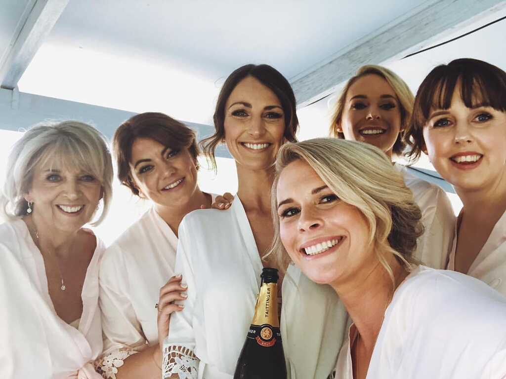 White Hair and Makeup