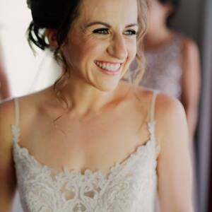 White Hair and Makeup