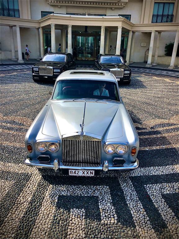 Champers Rolls Royce Hire Rental Car Sunshine Coast Weddinghero