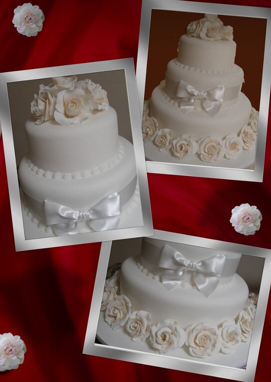 Butterflies and Roses Cakes by Peta