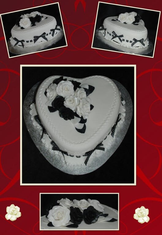 Butterflies and Roses Cakes by Peta