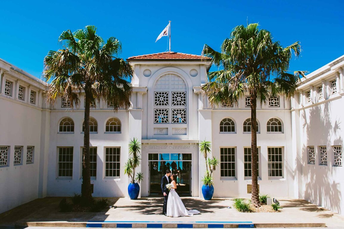 bathers pavilion wedding